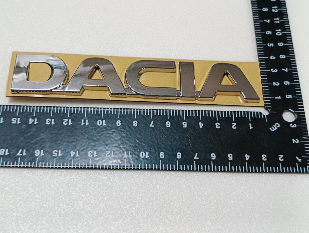 Dacia Krom Tırnaklı Bagaj Yazısı 3M 3D ABS