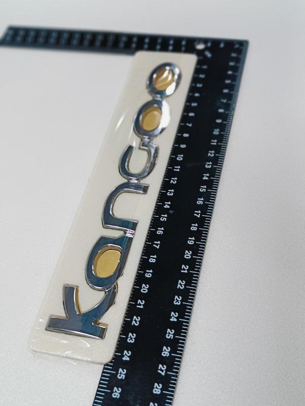 Kangoo Yeni Model Krom Bagaj Yazısı 222x28mm 3M 3D ABS