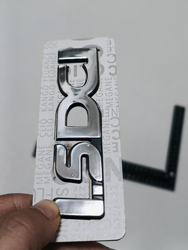 1.5 DCI Krom Bagaj Yazısı 3M 3D ABS