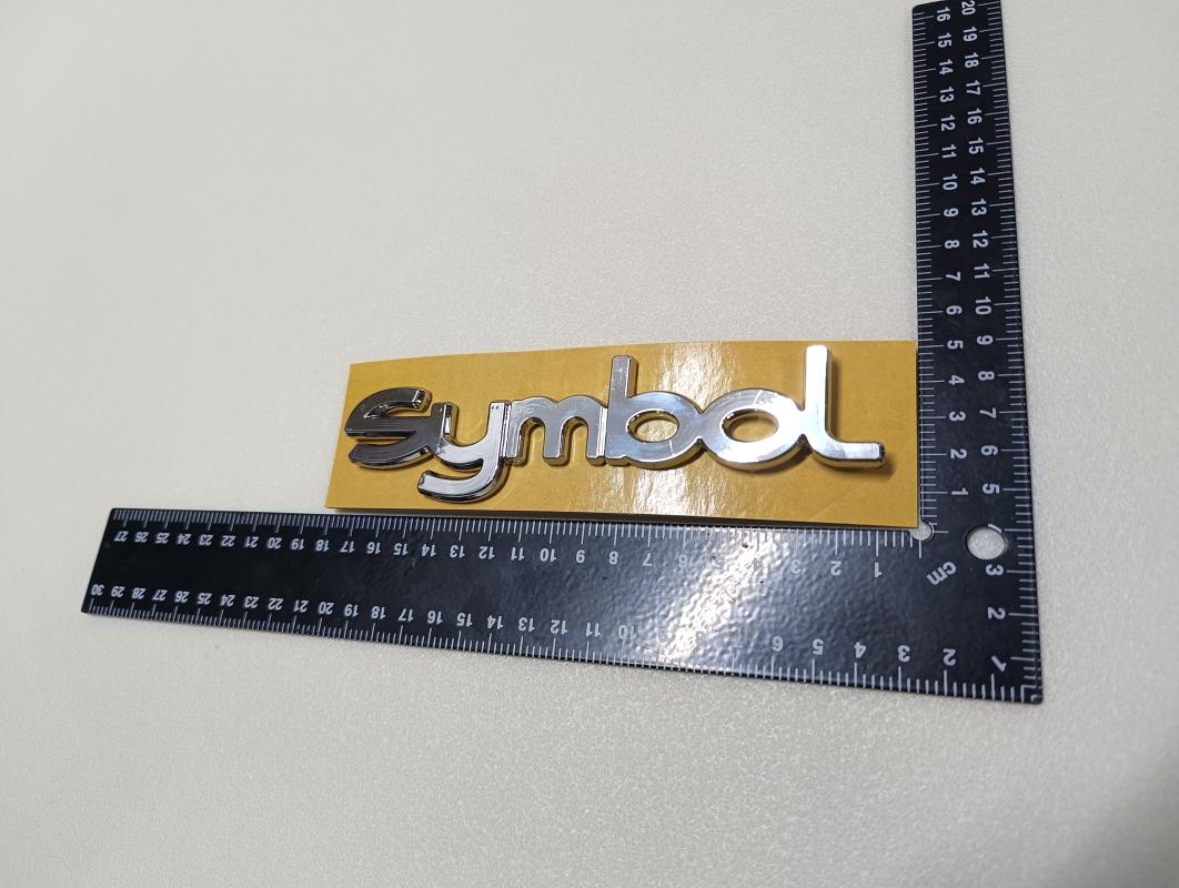 Symbol Eski Model Tırnaklı Bagaj Yazısı 3M 3D ABS