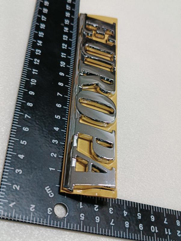 Europa Krom Bagaj Yazısı Tırnaklı 3M 3D ABS