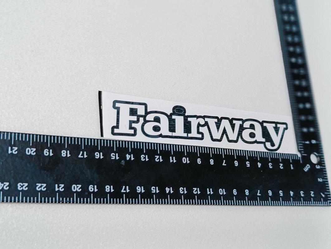 Fairway Sticker Bagaj Yazısı 3M 3D ABS