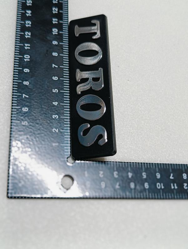 Toros Krom Bagaj Yazısı Tırnaklı 3M 3D ABS
