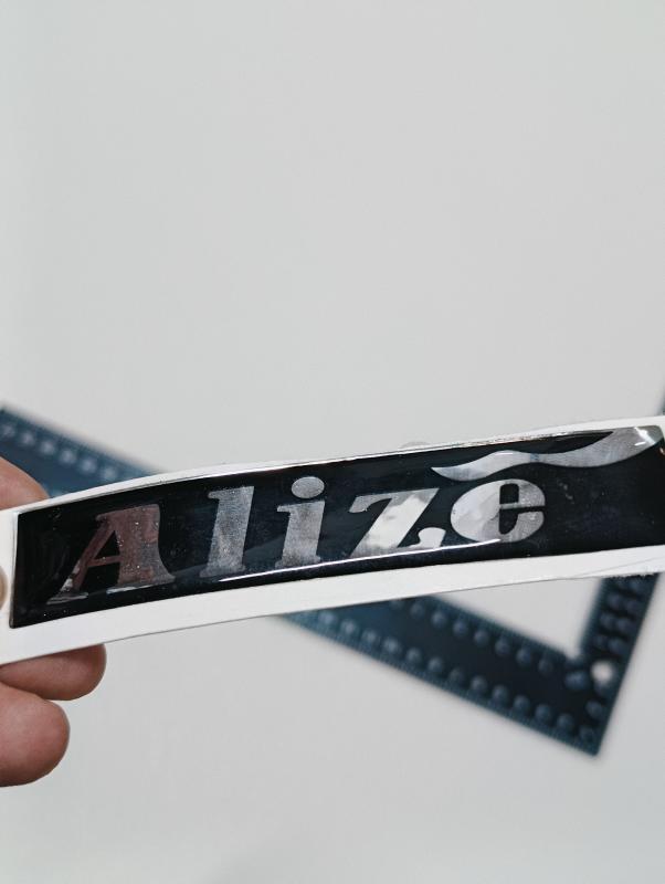 Alize Sticker Bagaj Yazısı Siyah