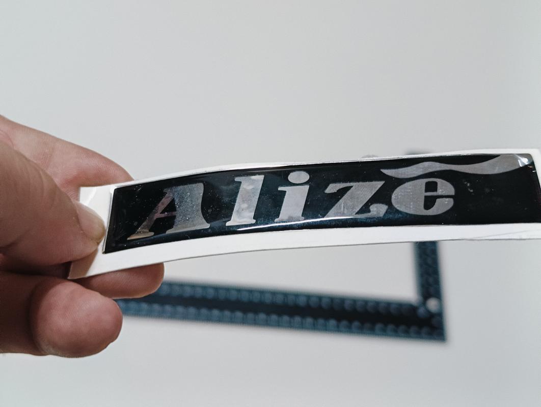 Alize Sticker Bagaj Yazısı Siyah