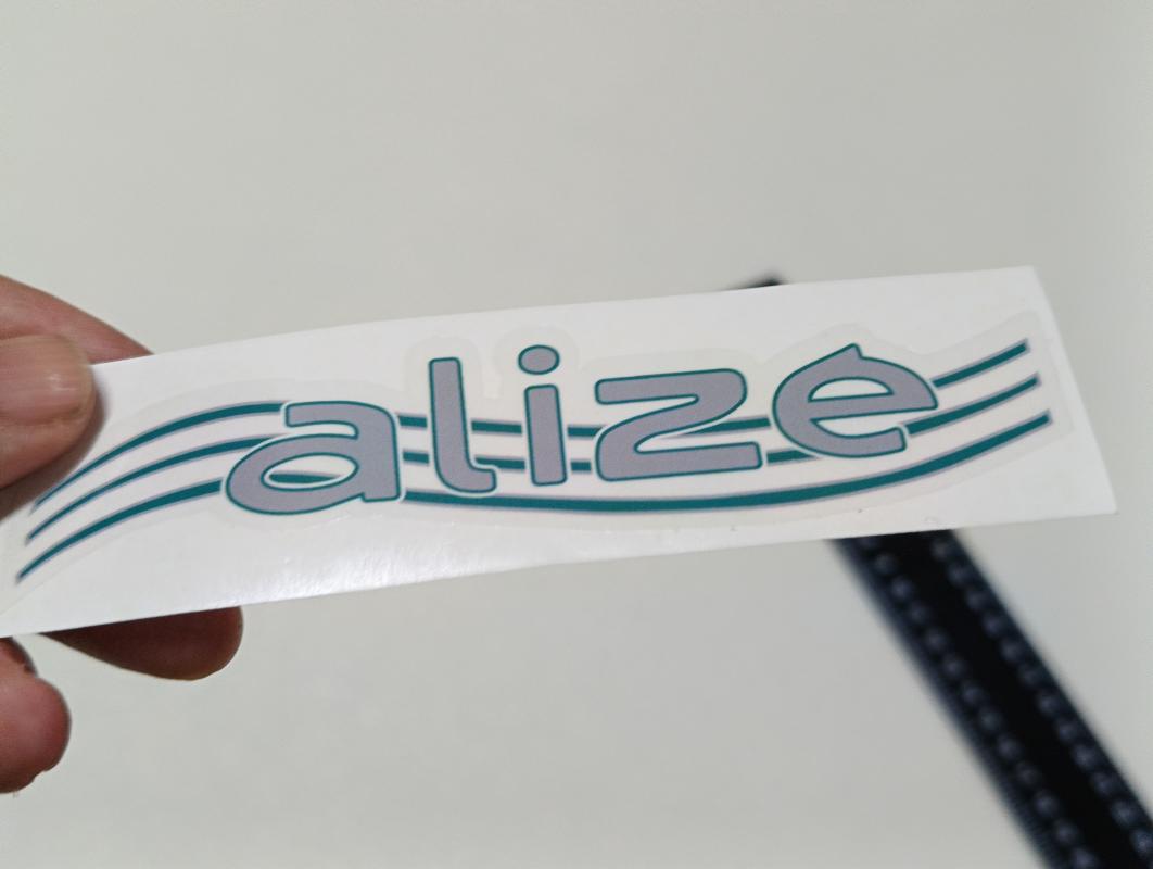 Alize Sticker Bagaj Yazısı Mavi