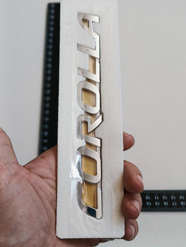 Corolla Krom Bagaj Yazısı 3M 3D ABS