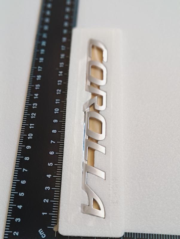 Corolla Krom Bagaj Yazısı 3M 3D ABS