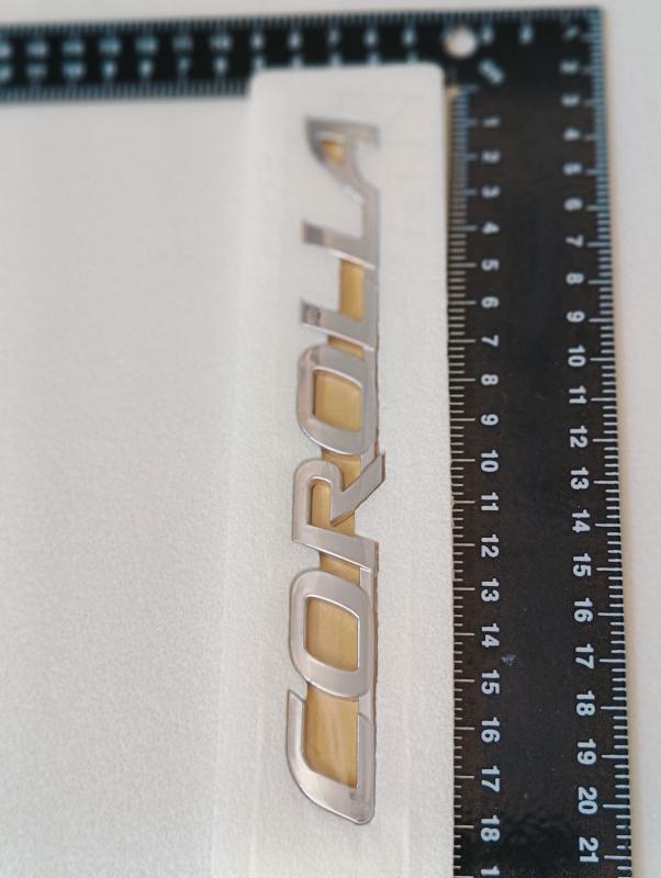 Corolla Krom Bagaj Yazısı 3M 3D ABS