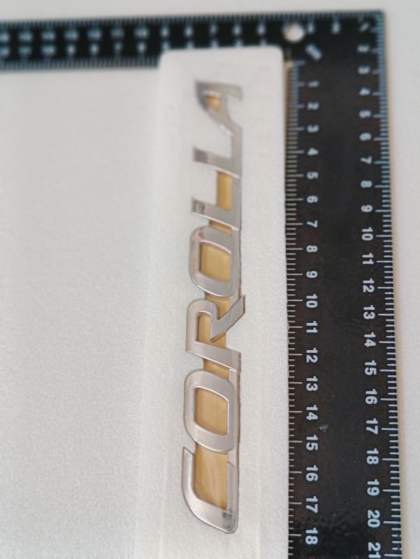 Corolla Krom Bagaj Yazısı 3M 3D ABS