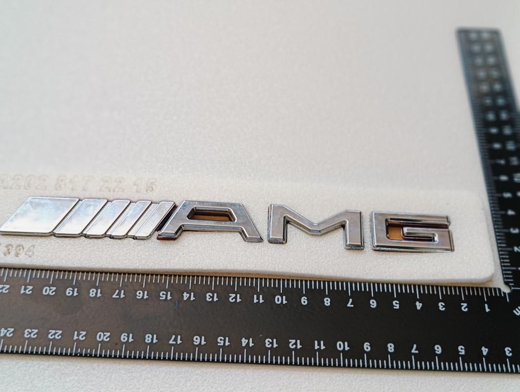 AMG Krom Bagaj Yazısı 3M 3D ABS