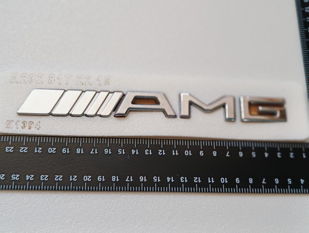AMG Krom Bagaj Yazısı 3M 3D ABS