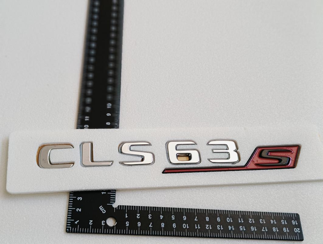 CLS 63S Krom Bagaj Yazısı 3M 3D ABS