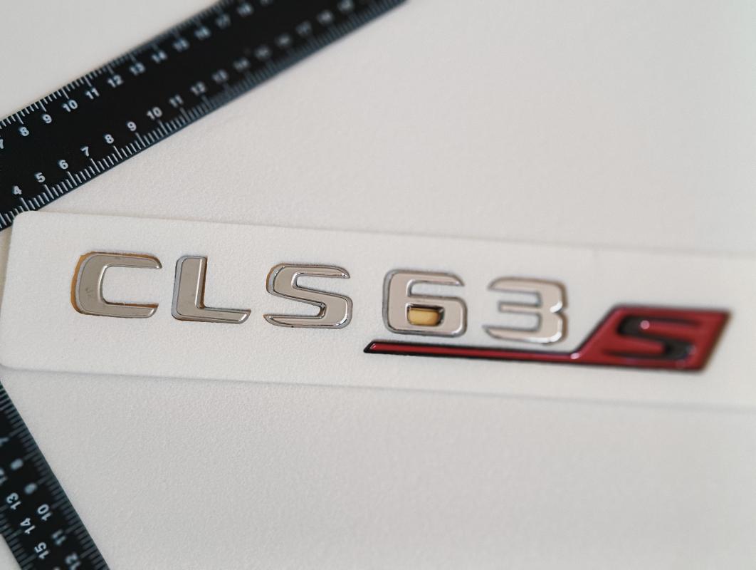 CLS 63S Krom Bagaj Yazısı 3M 3D ABS