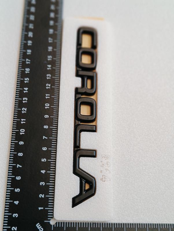 Corolla Efsane Kasa Piano Black Bagaj Yazısı 3M 3D ABS