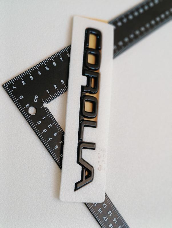 Corolla Efsane Kasa Piano Black Bagaj Yazısı 3M 3D ABS