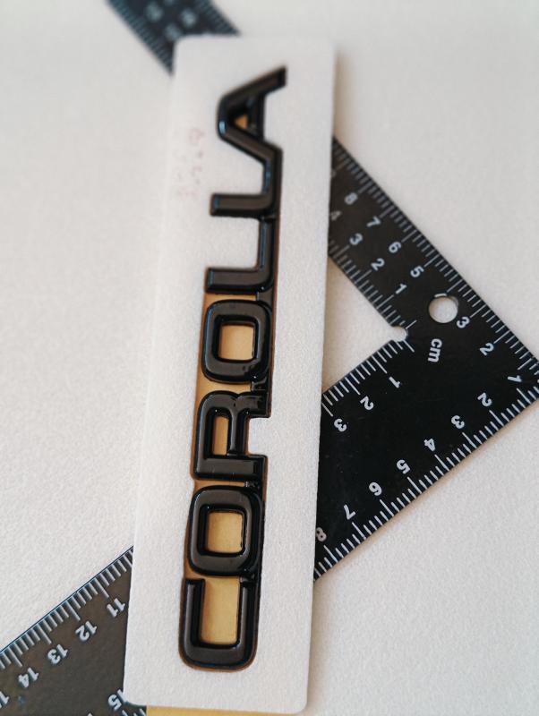 Corolla Efsane Kasa Piano Black Bagaj Yazısı 3M 3D ABS