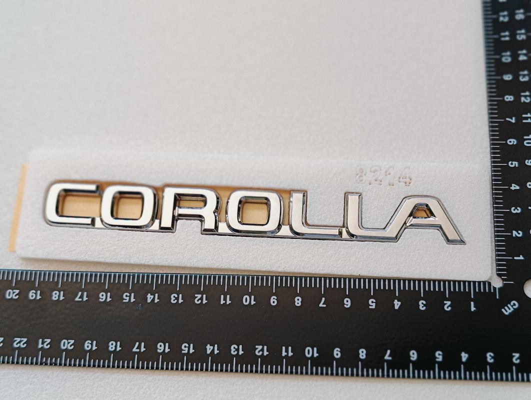Corolla Efsane Kasa Krom Bagaj Yazısı 3M 3D ABS