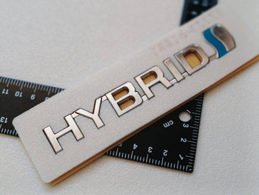 Hybrid Krom-Mavi Bagaj Yazısı 3M 3D ABS