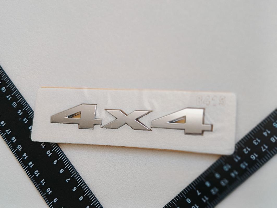 4x4 Krom Bagaj Yazısı Küçük Boy 3M 3D ABS