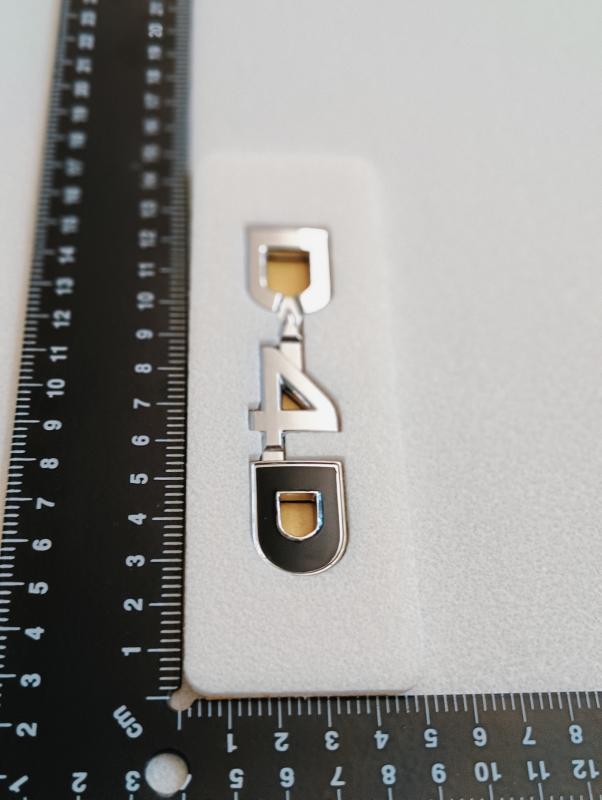 D4D Krom-Piano Black Bagaj Yazısı 3M 3D ABS