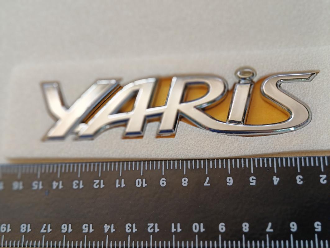 Yaris Krom Bagaj Yazısı 3M 3D ABS