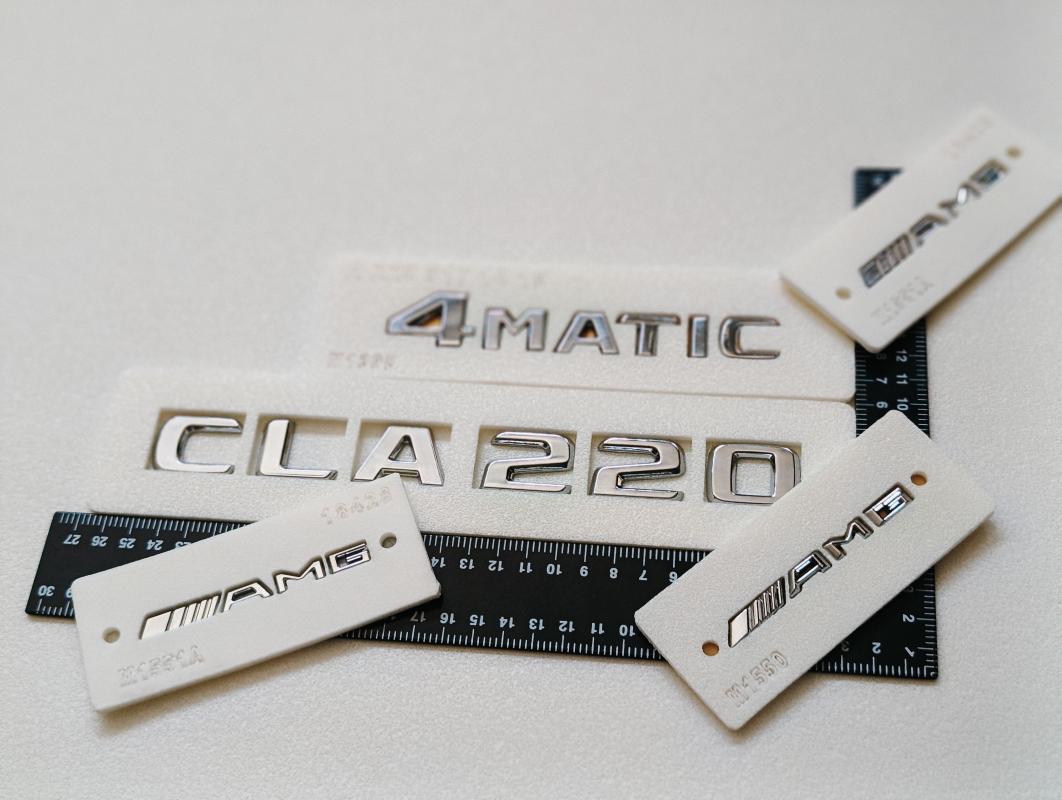 CLA220-4Matic Krom Bagaj ve AMG Çamurluk ve Torpido Yazısı Seti 5’li 3M 3D ABS