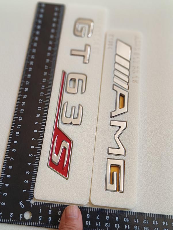 GT 63S ve AMG Krom Bagaj Yazısı Seti 3M 3D ABS