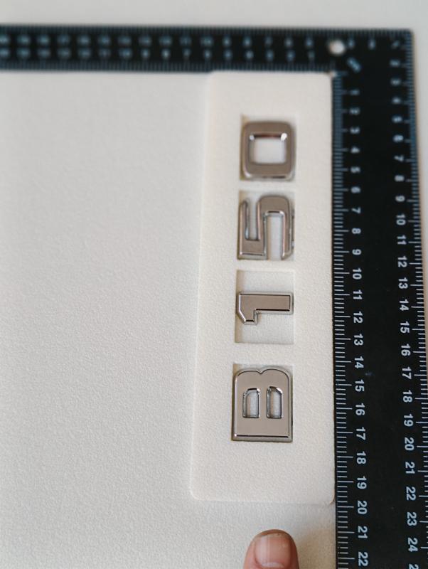 B150 Krom Bagaj Yazısı 3M 3D ABS