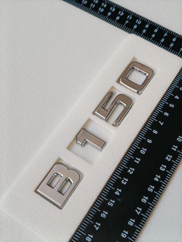 B150 Krom Bagaj Yazısı 3M 3D ABS