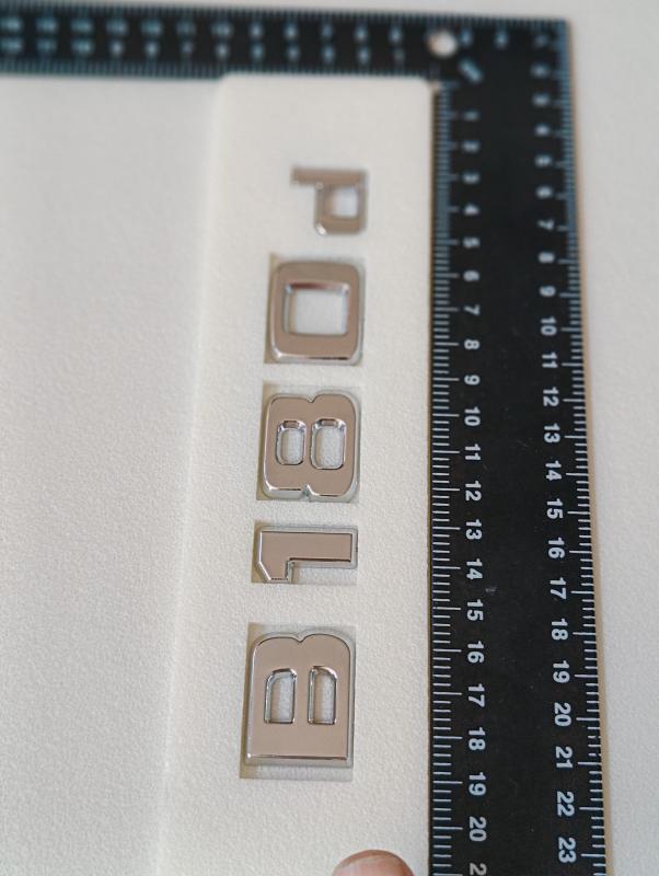 B180d Krom Bagaj Yazısı 3M 3D ABS