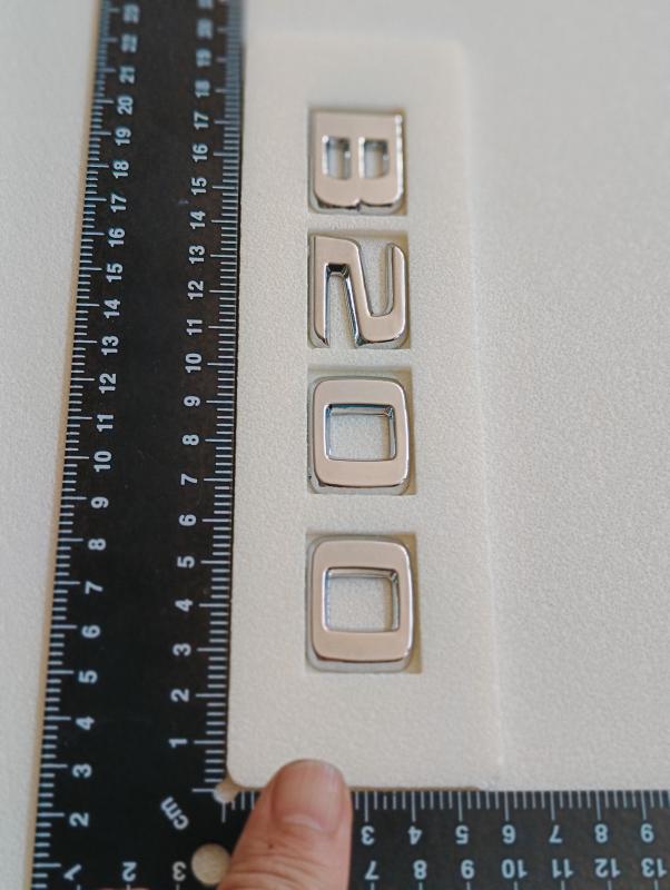 B200 Krom Bagaj Yazısı 3M 3D ABS