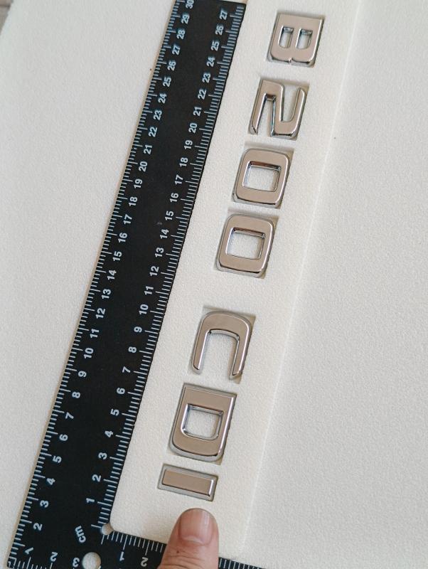 B200 CDI Krom Bagaj Yazısı 3M 3D ABS