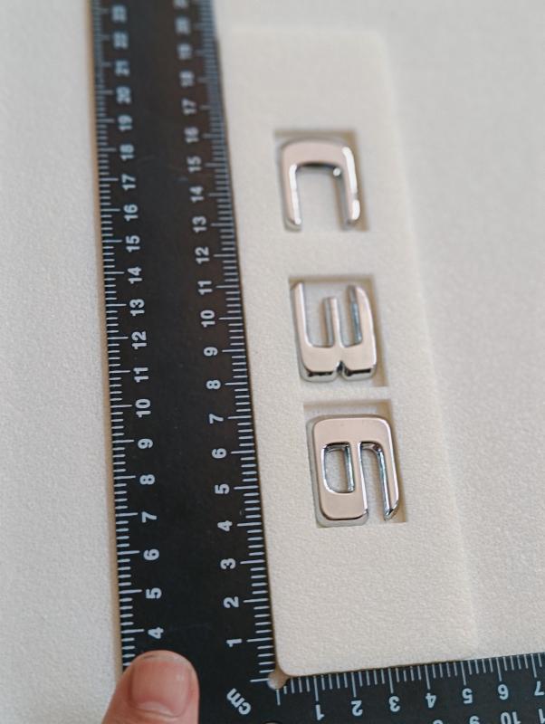 C 36 Krom Bagaj Yazısı 3M 3D ABS