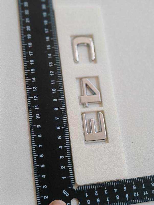 C 43 Krom Bagaj Yazısı 3M 3D ABS