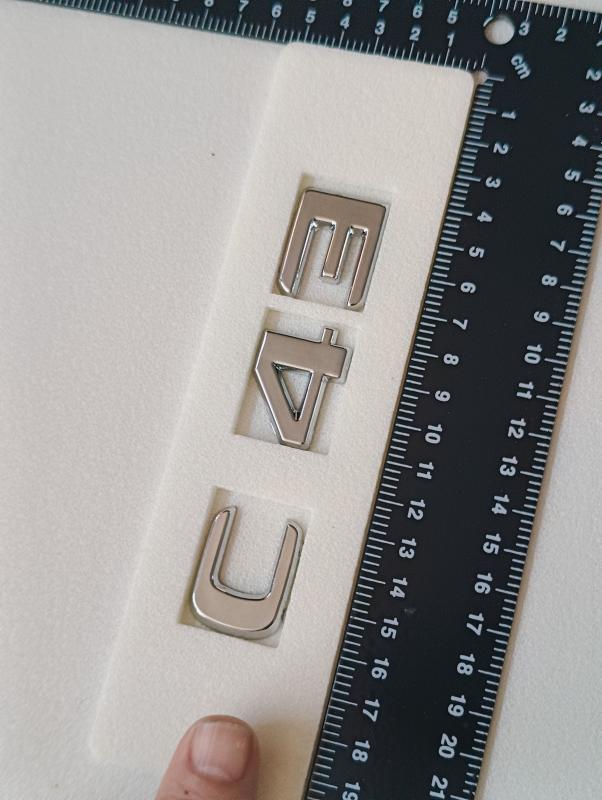 C 43 Krom Bagaj Yazısı 3M 3D ABS