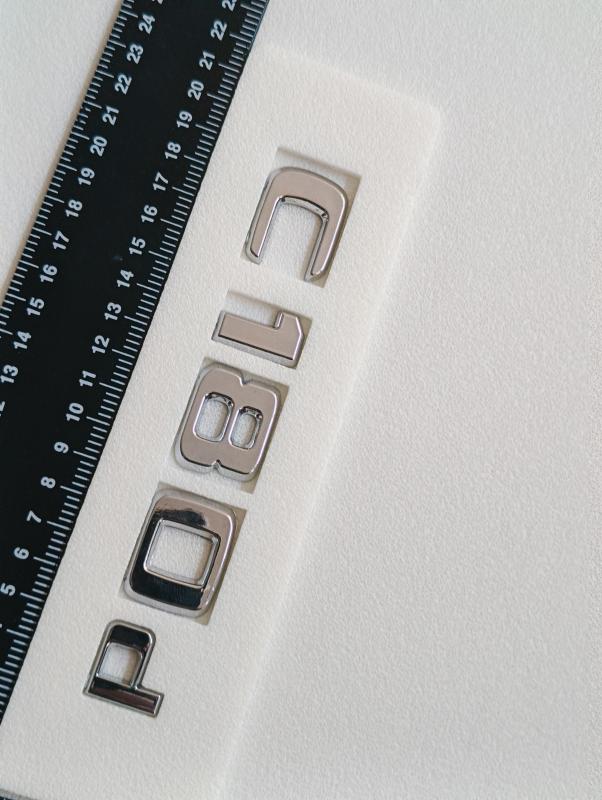 C180d Krom  Bagaj Yazısı 3M 3D ABS