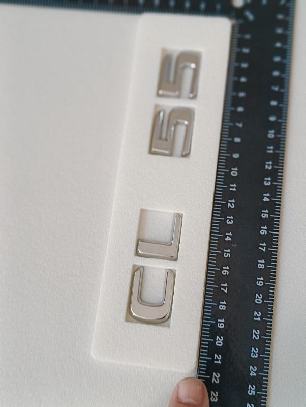CL 55 Krom Bagaj Yazısı 3M 3D ABS