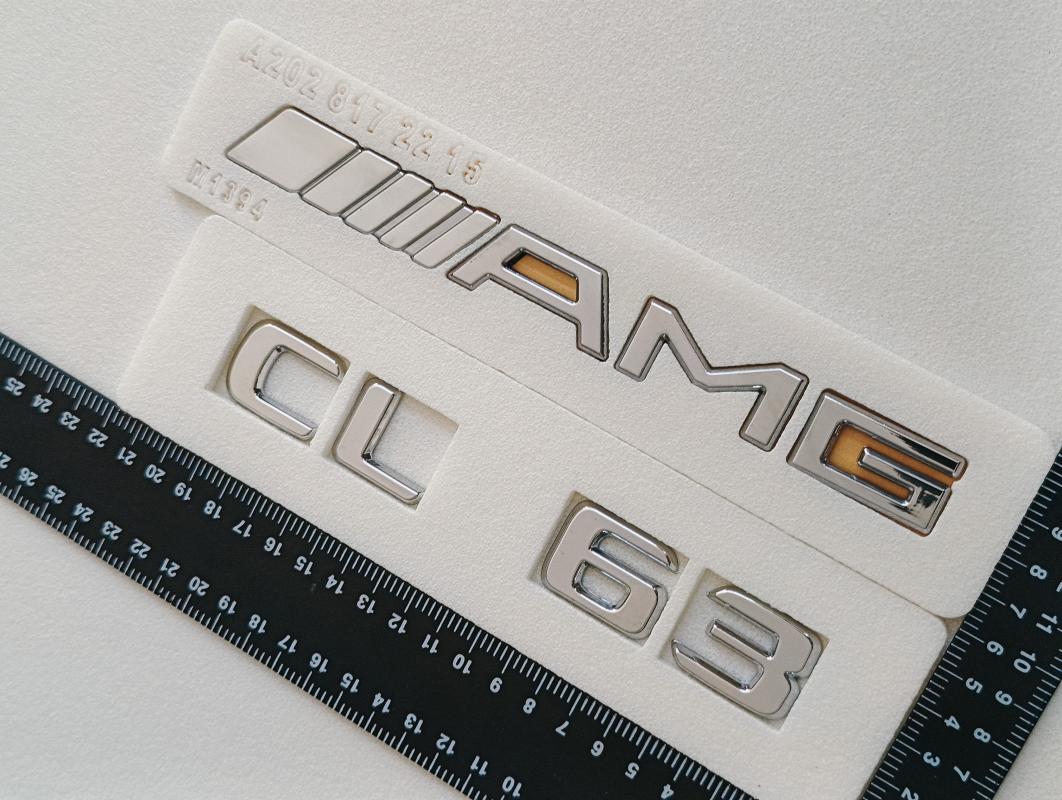 CL 63 ve AMG Krom Bagaj Yazısı Seti 2’li 3M 3D ABS
