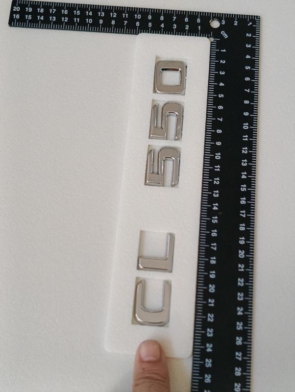 CL 550 Krom Bagaj Yazısı 3M 3D ABS