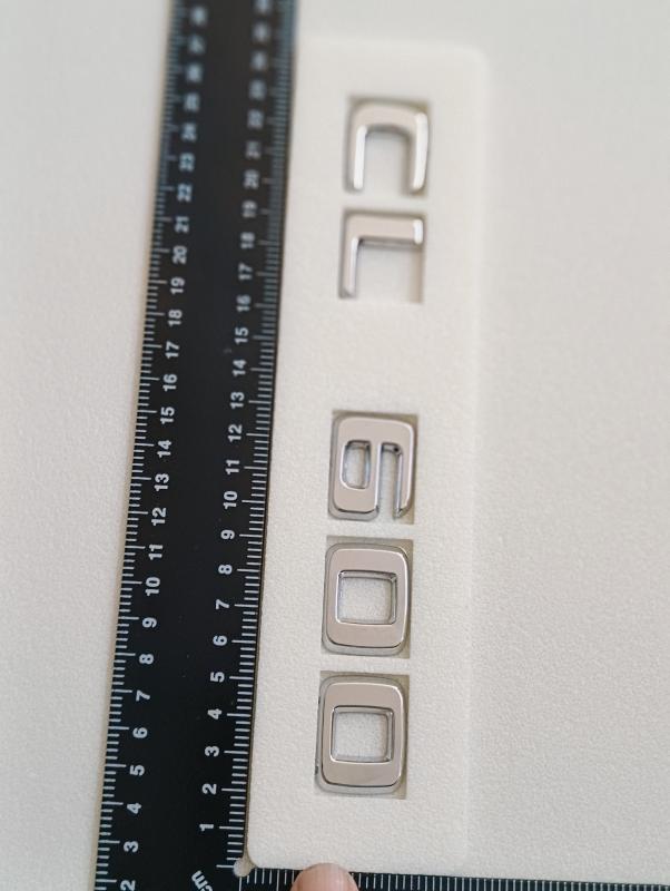 CL 600 Krom Bagaj Yazısı 3M 3D ABS