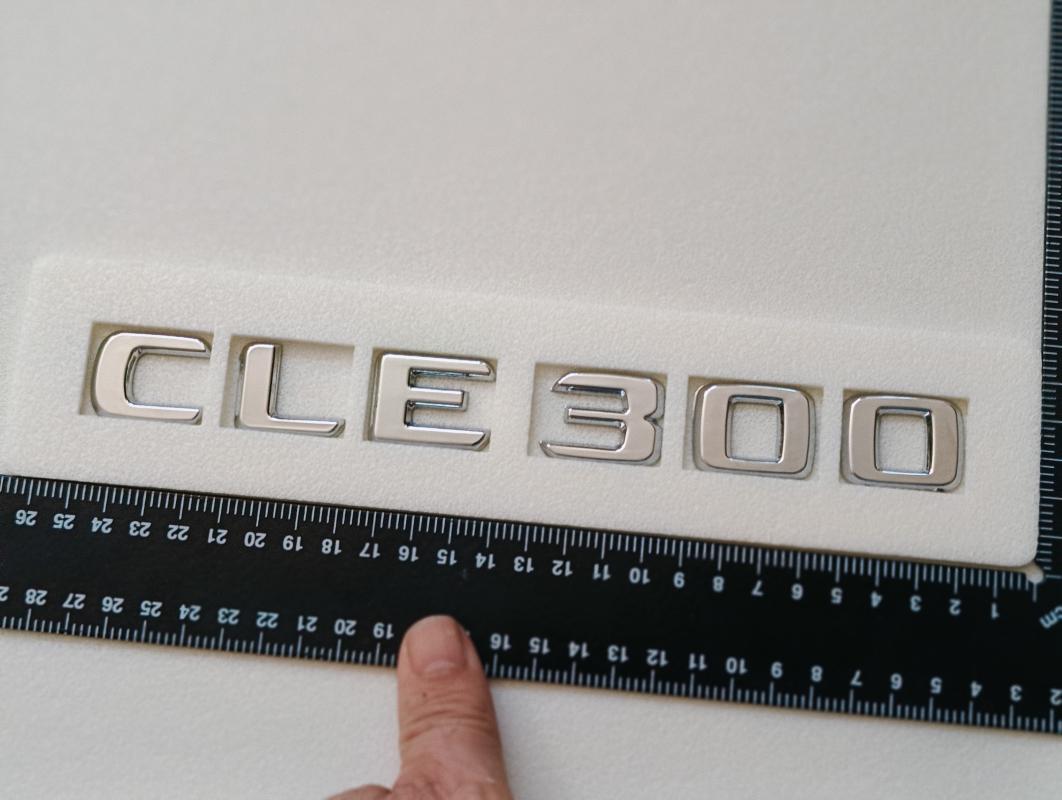 CLE 300 Krom Bagaj Yazısı 3M 3D ABS