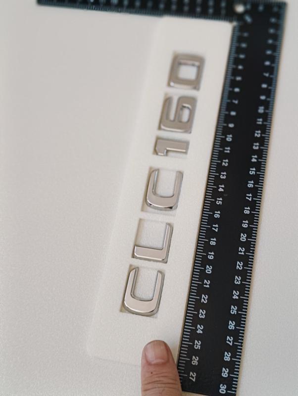 CLC 160 Krom Bagaj Yazısı 3M 3D ABS