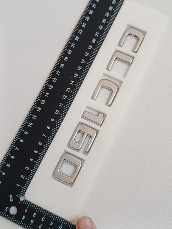 CLC 160 Krom Bagaj Yazısı 3M 3D ABS