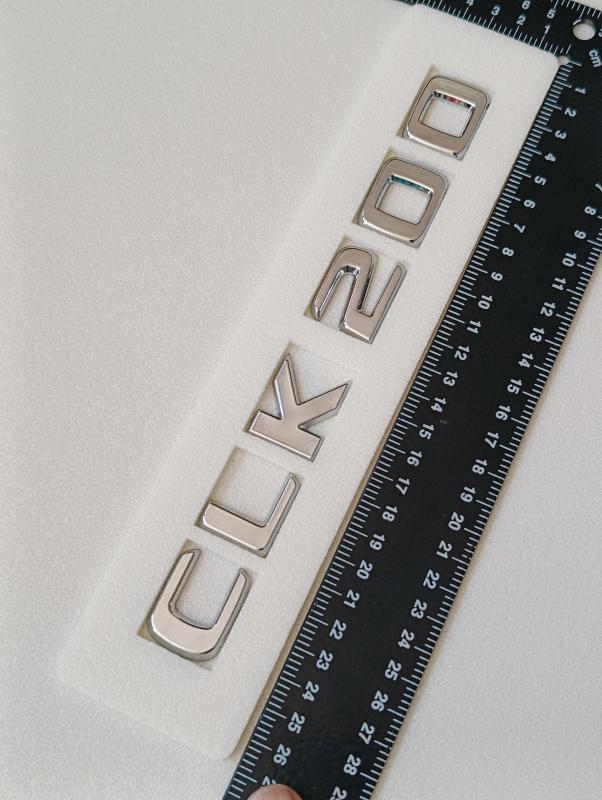 CLK 200 Krom Bagaj Yazısı 3M 3D ABS