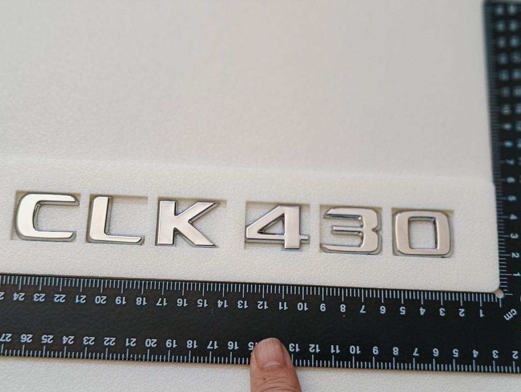 CLK 430 Krom Bagaj Yazısı 3M 3D ABS