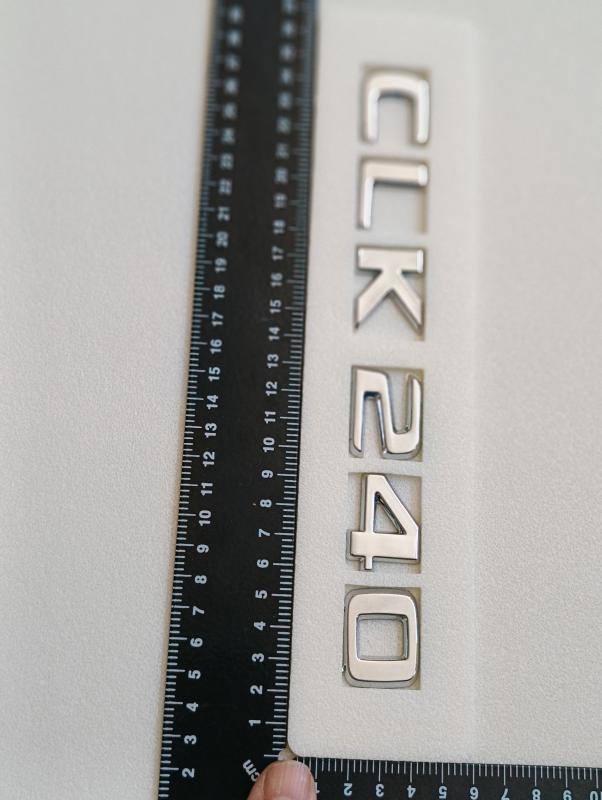 CLK 240 Krom Bagaj Yazısı 3M 3D ABS