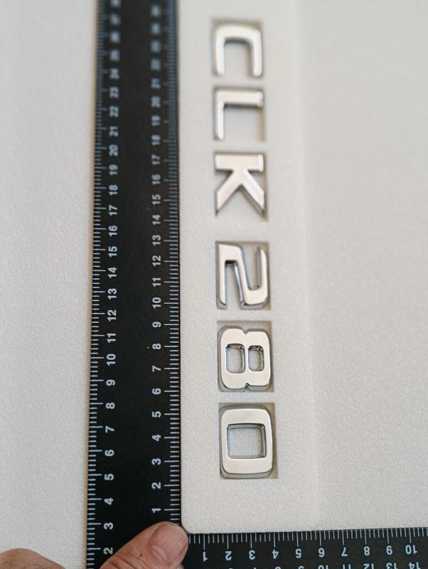 CLK 280 Krom Bagaj Yazısı 3M 3D ABS