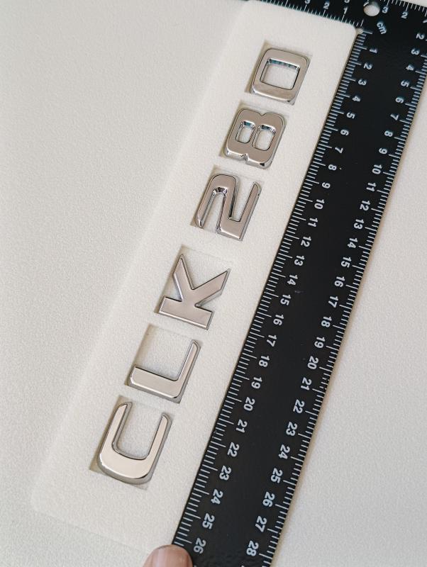 CLK 280 Krom Bagaj Yazısı 3M 3D ABS