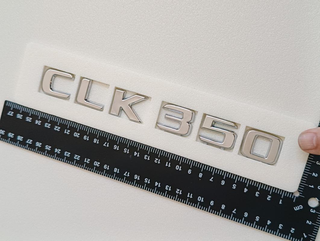 CLK 350 Krom Bagaj Yazısı 3M 3D ABS
